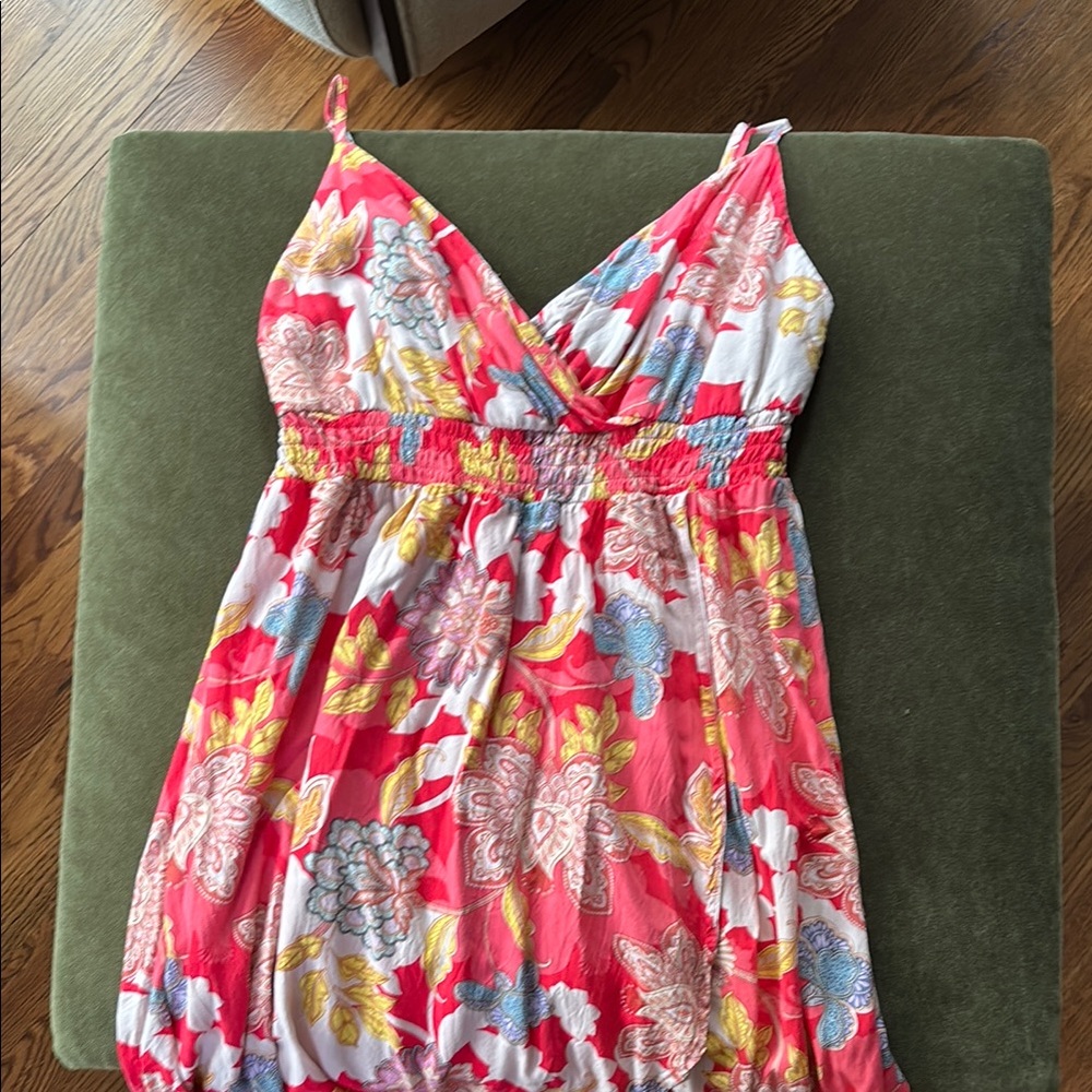 O'Neill Red and Pink Floral Dress